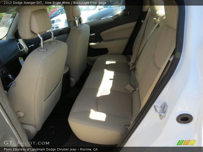 New Bright White / Black/Light Frost Beige 2013 Dodge Avenger SXT