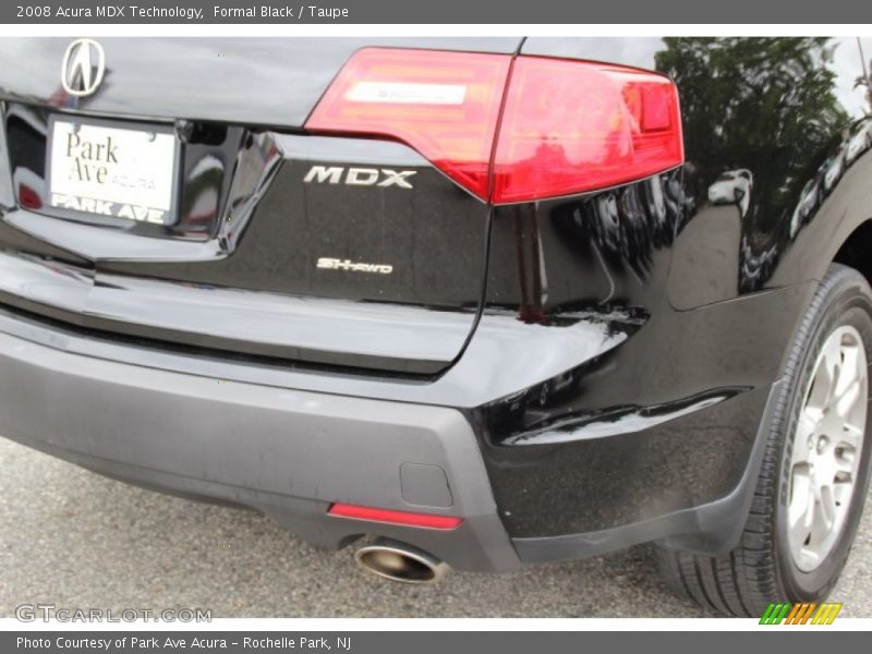 Formal Black / Taupe 2008 Acura MDX Technology