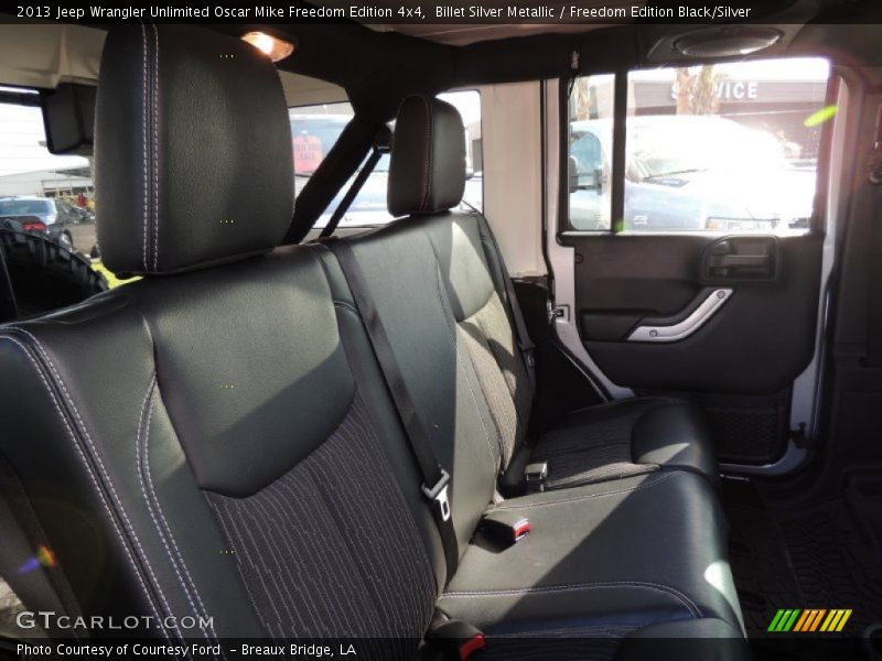 Billet Silver Metallic / Freedom Edition Black/Silver 2013 Jeep Wrangler Unlimited Oscar Mike Freedom Edition 4x4