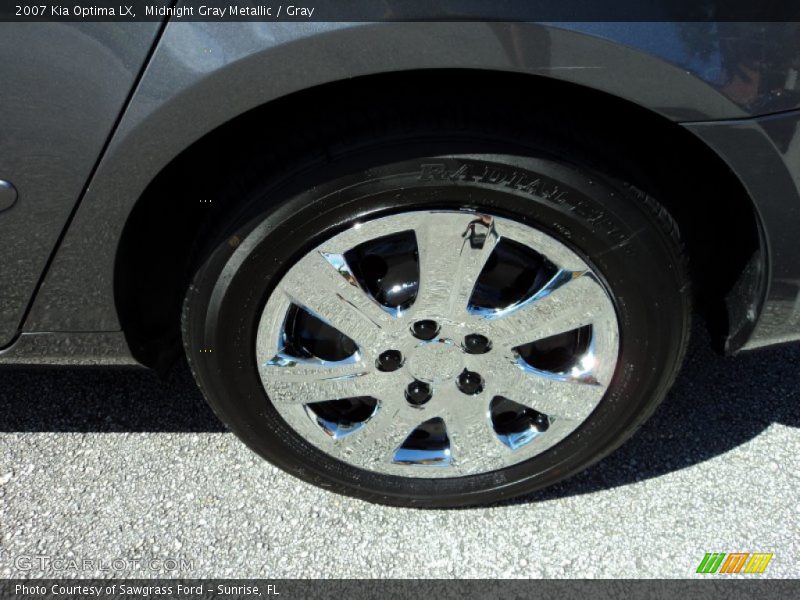 Midnight Gray Metallic / Gray 2007 Kia Optima LX