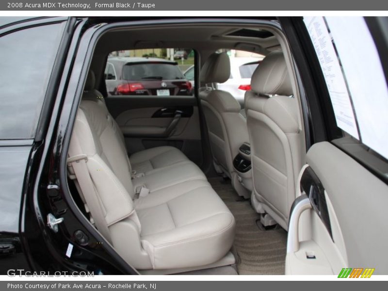 Formal Black / Taupe 2008 Acura MDX Technology