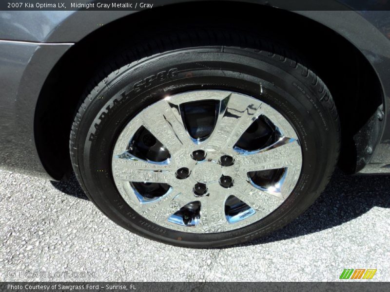 Midnight Gray Metallic / Gray 2007 Kia Optima LX