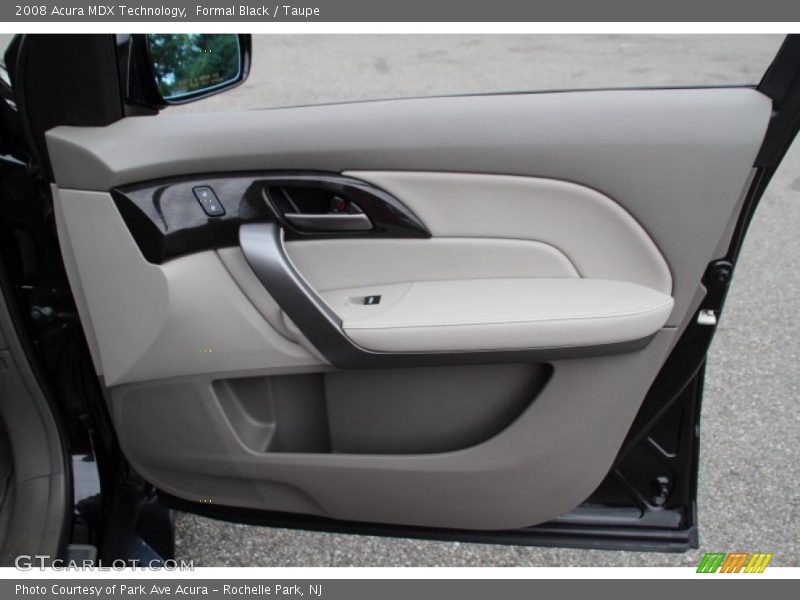 Formal Black / Taupe 2008 Acura MDX Technology