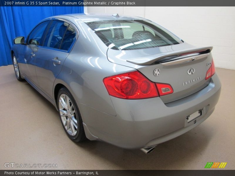 Platinum Graphite Metallic / Graphite Black 2007 Infiniti G 35 S Sport Sedan