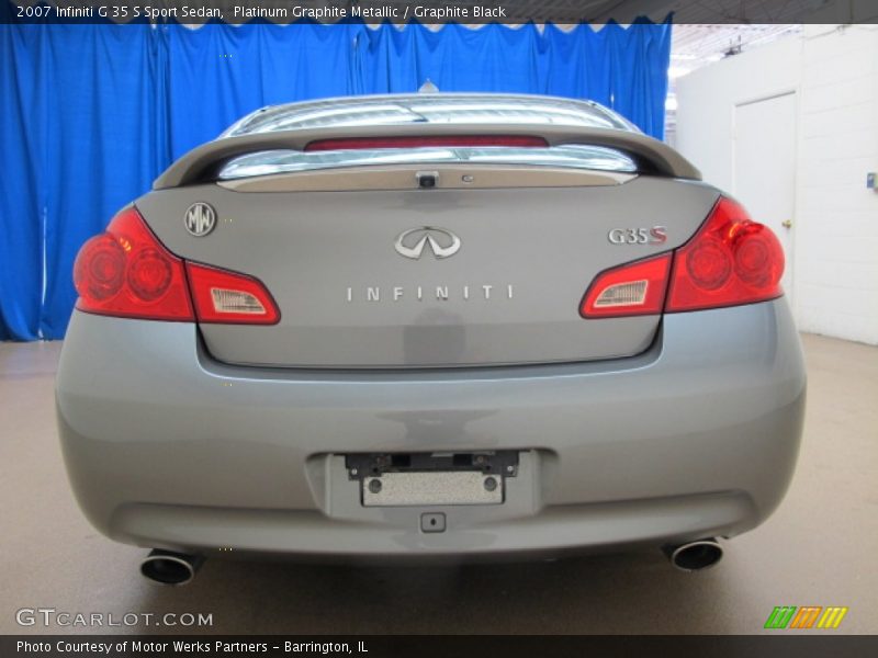 Platinum Graphite Metallic / Graphite Black 2007 Infiniti G 35 S Sport Sedan