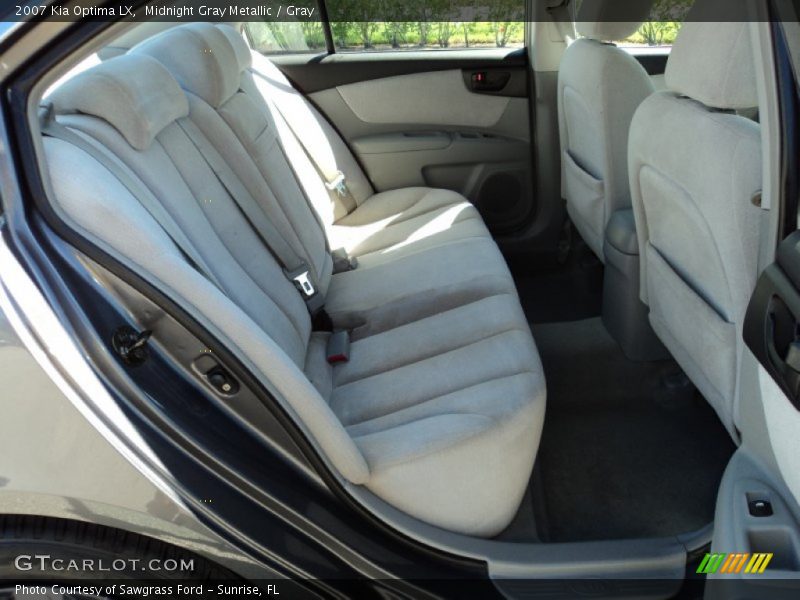 Midnight Gray Metallic / Gray 2007 Kia Optima LX