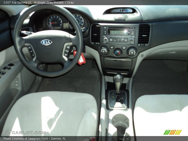 Midnight Gray Metallic / Gray 2007 Kia Optima LX