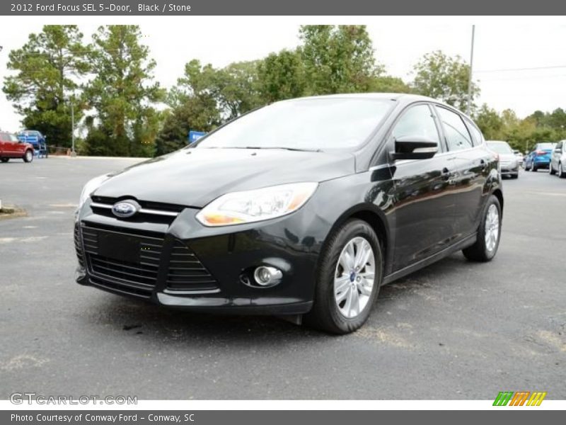 Black / Stone 2012 Ford Focus SEL 5-Door