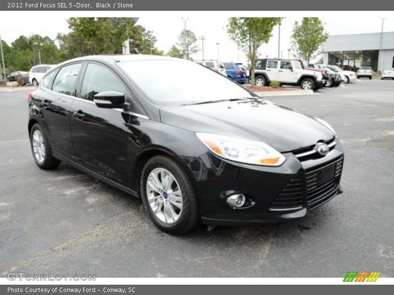 Black / Stone 2012 Ford Focus SEL 5-Door