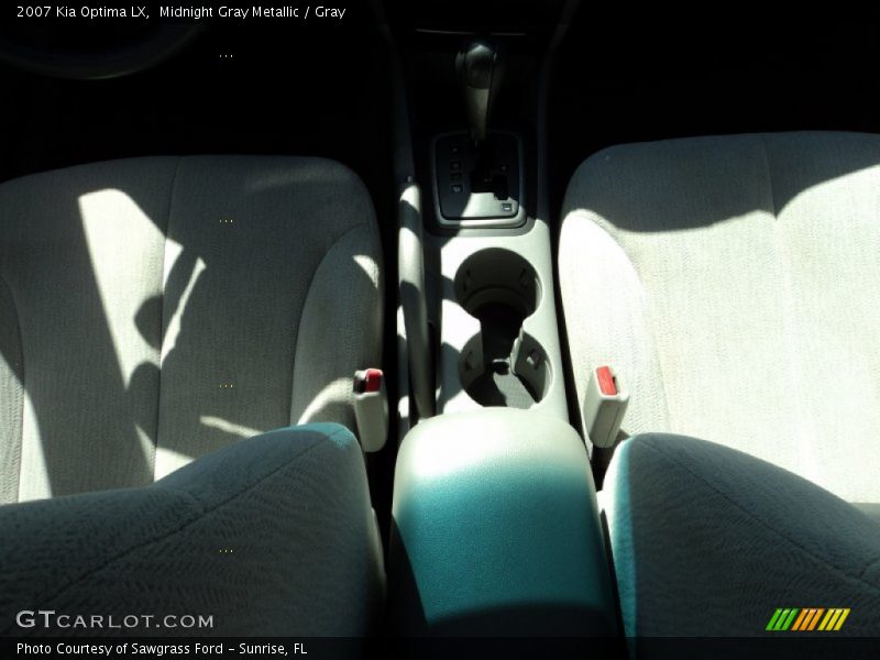 Midnight Gray Metallic / Gray 2007 Kia Optima LX