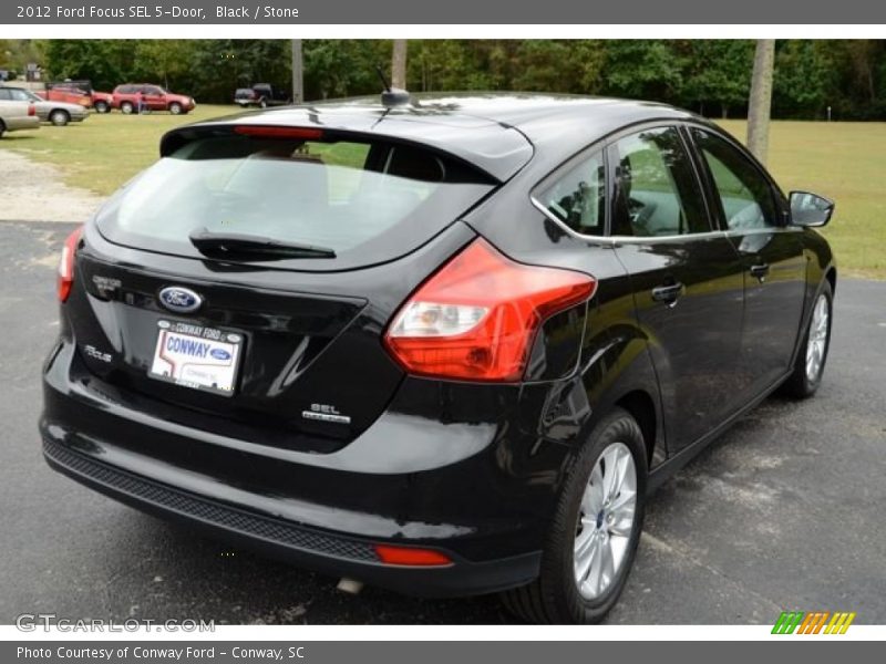 Black / Stone 2012 Ford Focus SEL 5-Door