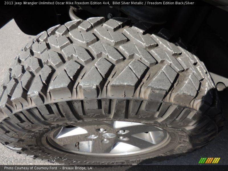 Billet Silver Metallic / Freedom Edition Black/Silver 2013 Jeep Wrangler Unlimited Oscar Mike Freedom Edition 4x4