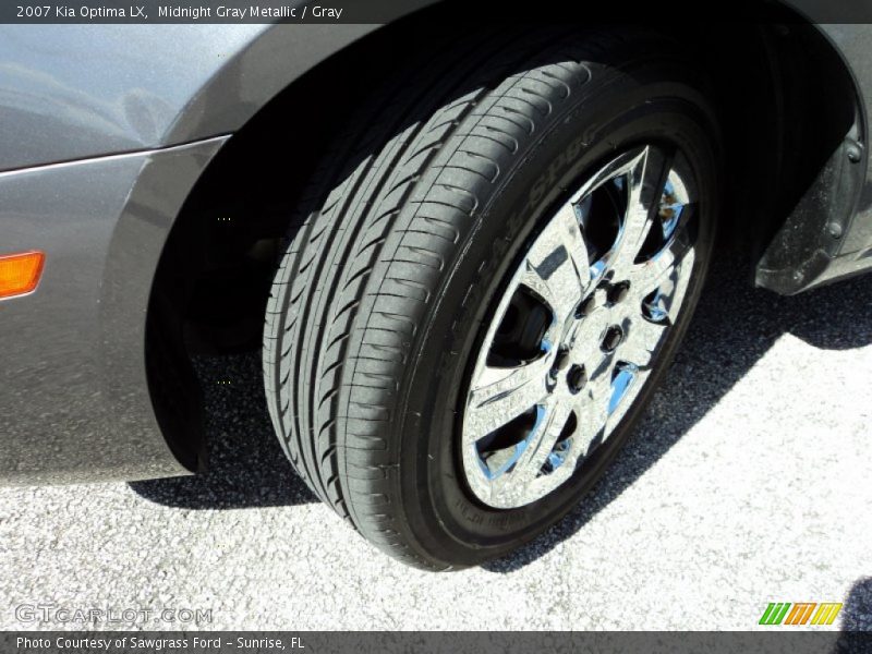 Midnight Gray Metallic / Gray 2007 Kia Optima LX