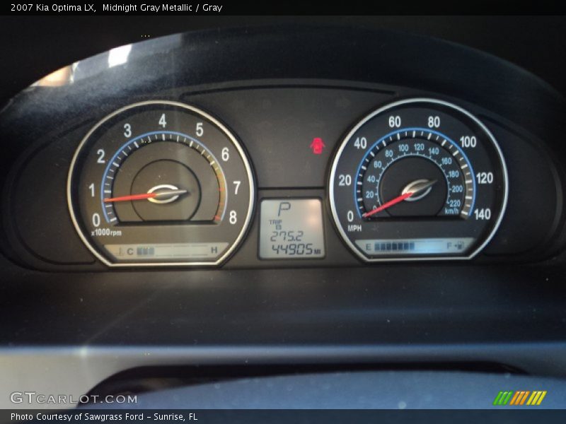 Midnight Gray Metallic / Gray 2007 Kia Optima LX