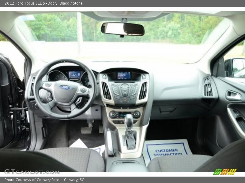 Black / Stone 2012 Ford Focus SEL 5-Door