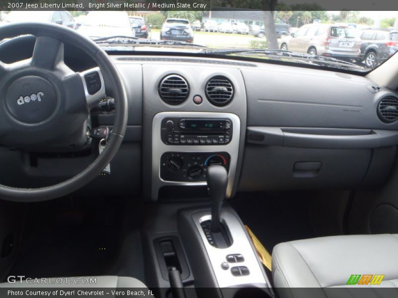 Bright Silver Metallic / Medium Slate Gray 2007 Jeep Liberty Limited