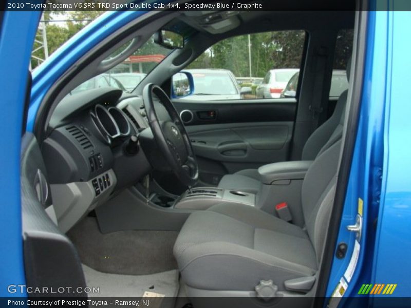 Speedway Blue / Graphite 2010 Toyota Tacoma V6 SR5 TRD Sport Double Cab 4x4