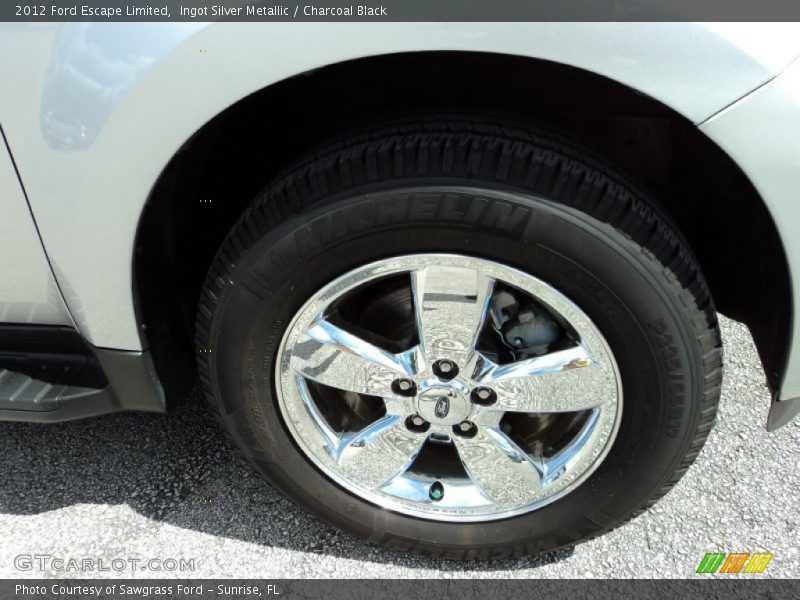 Ingot Silver Metallic / Charcoal Black 2012 Ford Escape Limited