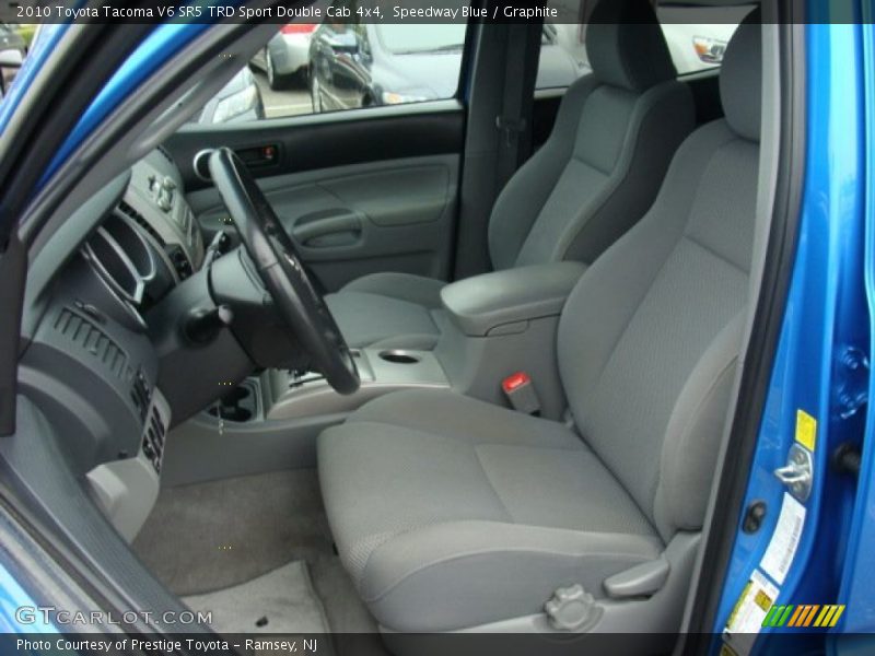 Speedway Blue / Graphite 2010 Toyota Tacoma V6 SR5 TRD Sport Double Cab 4x4