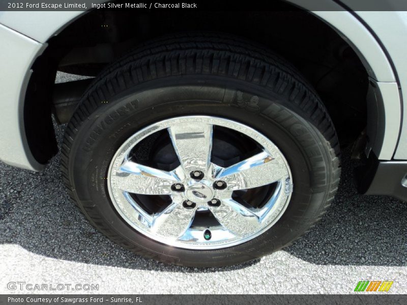 Ingot Silver Metallic / Charcoal Black 2012 Ford Escape Limited