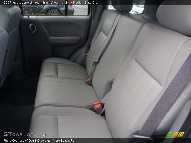 Bright Silver Metallic / Medium Slate Gray 2007 Jeep Liberty Limited