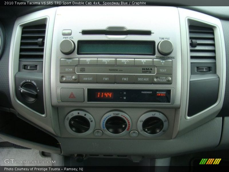 Speedway Blue / Graphite 2010 Toyota Tacoma V6 SR5 TRD Sport Double Cab 4x4