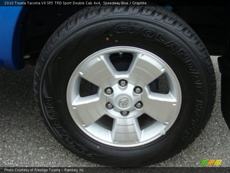 Speedway Blue / Graphite 2010 Toyota Tacoma V6 SR5 TRD Sport Double Cab 4x4