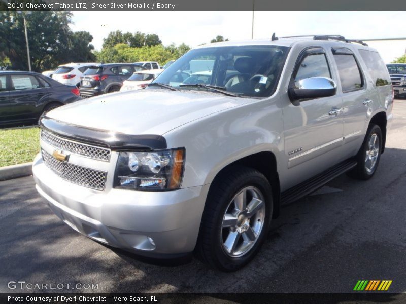 Sheer Silver Metallic / Ebony 2010 Chevrolet Tahoe LTZ