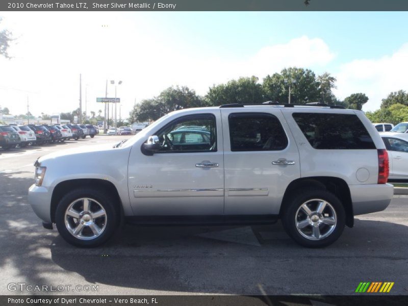 Sheer Silver Metallic / Ebony 2010 Chevrolet Tahoe LTZ