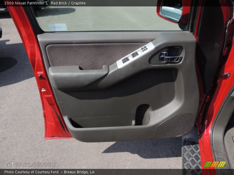 Red Brick / Graphite 2009 Nissan Pathfinder S