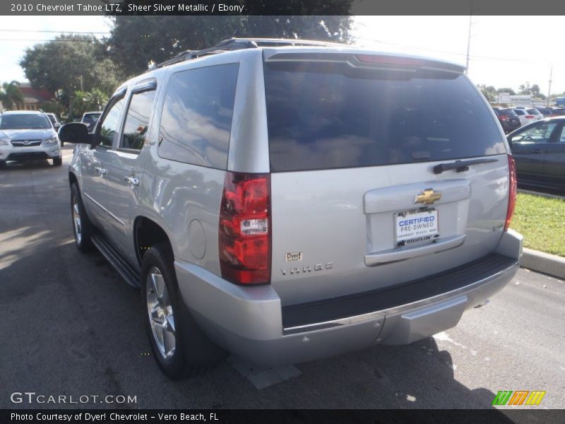Sheer Silver Metallic / Ebony 2010 Chevrolet Tahoe LTZ