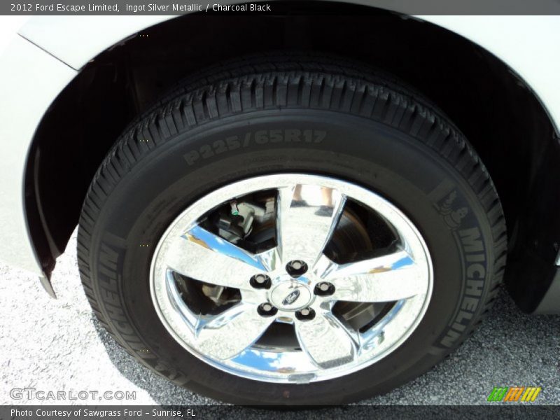 Ingot Silver Metallic / Charcoal Black 2012 Ford Escape Limited