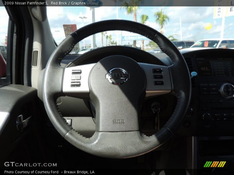 Red Brick / Graphite 2009 Nissan Pathfinder S