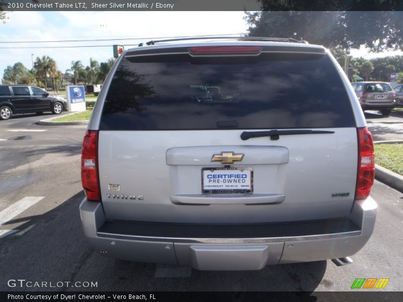 Sheer Silver Metallic / Ebony 2010 Chevrolet Tahoe LTZ
