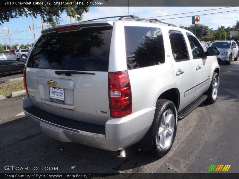 Sheer Silver Metallic / Ebony 2010 Chevrolet Tahoe LTZ