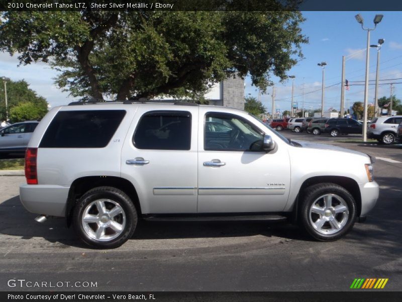 Sheer Silver Metallic / Ebony 2010 Chevrolet Tahoe LTZ