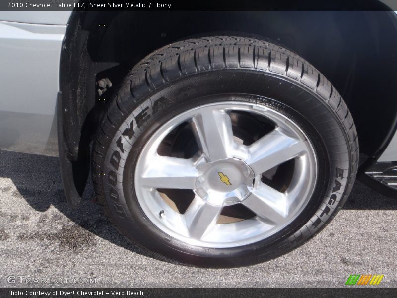 Sheer Silver Metallic / Ebony 2010 Chevrolet Tahoe LTZ