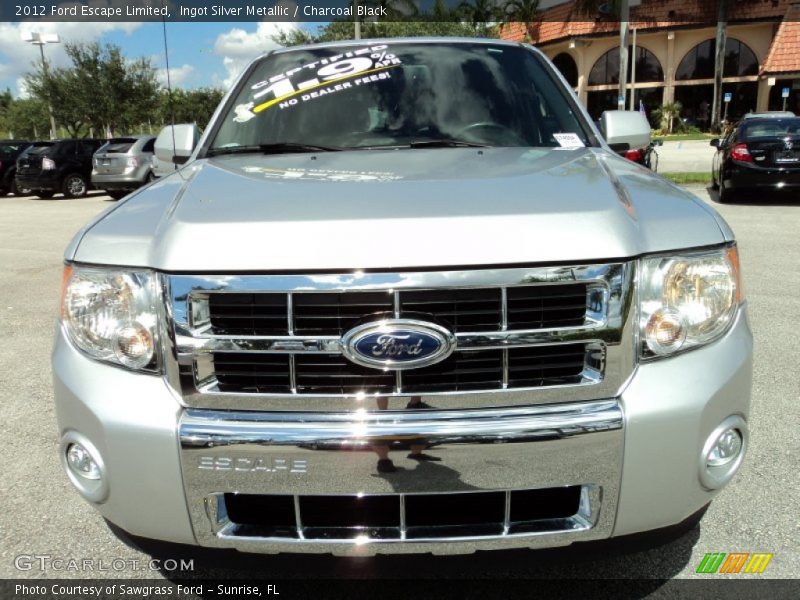 Ingot Silver Metallic / Charcoal Black 2012 Ford Escape Limited