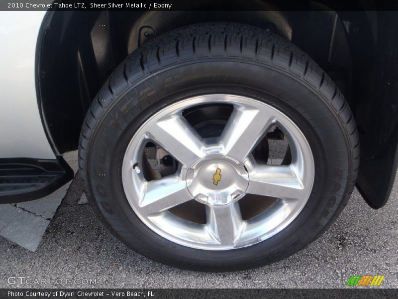 Sheer Silver Metallic / Ebony 2010 Chevrolet Tahoe LTZ