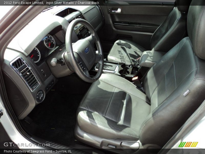 Ingot Silver Metallic / Charcoal Black 2012 Ford Escape Limited