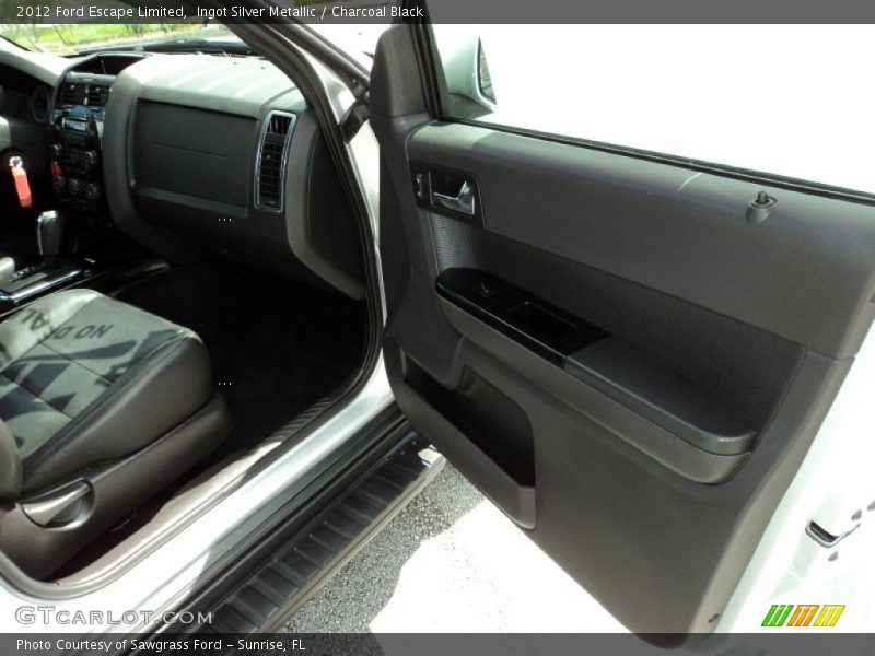Ingot Silver Metallic / Charcoal Black 2012 Ford Escape Limited