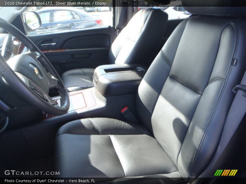 Sheer Silver Metallic / Ebony 2010 Chevrolet Tahoe LTZ