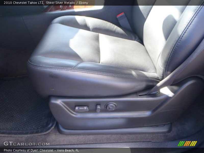 Sheer Silver Metallic / Ebony 2010 Chevrolet Tahoe LTZ