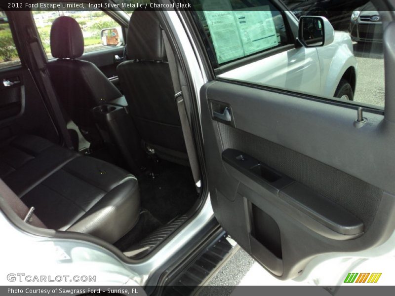 Ingot Silver Metallic / Charcoal Black 2012 Ford Escape Limited