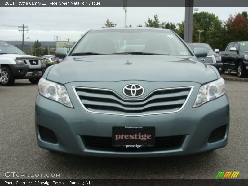 Aloe Green Metallic / Bisque 2011 Toyota Camry LE