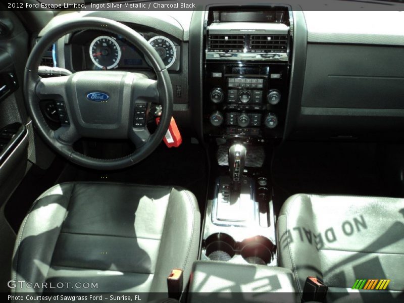 Ingot Silver Metallic / Charcoal Black 2012 Ford Escape Limited