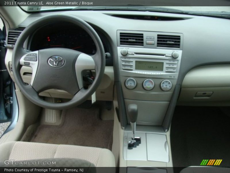 Aloe Green Metallic / Bisque 2011 Toyota Camry LE