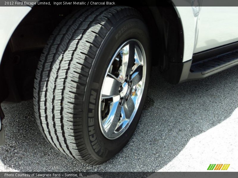Ingot Silver Metallic / Charcoal Black 2012 Ford Escape Limited