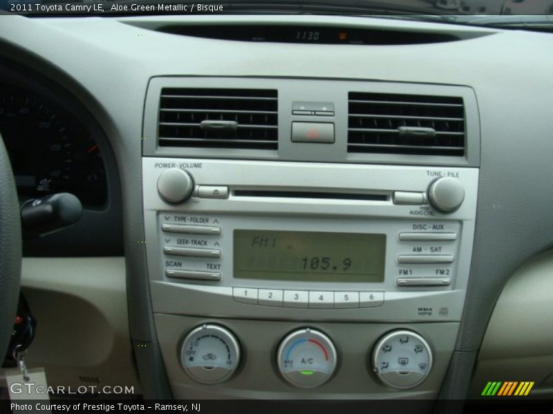 Aloe Green Metallic / Bisque 2011 Toyota Camry LE