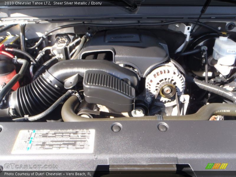 Sheer Silver Metallic / Ebony 2010 Chevrolet Tahoe LTZ